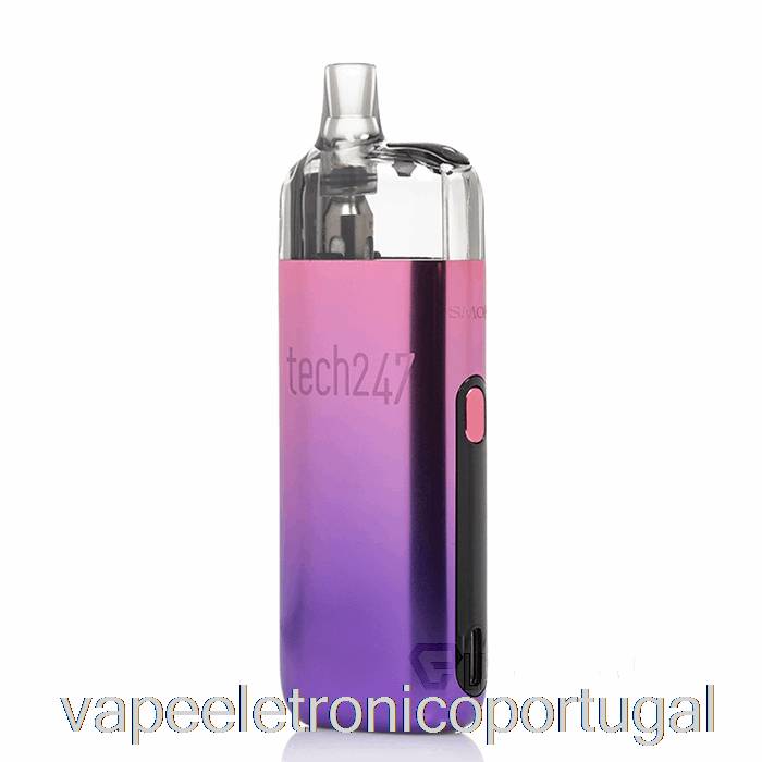 Vape Eletrônico Smok Tech247 30w Pod Kit Rosa Roxo